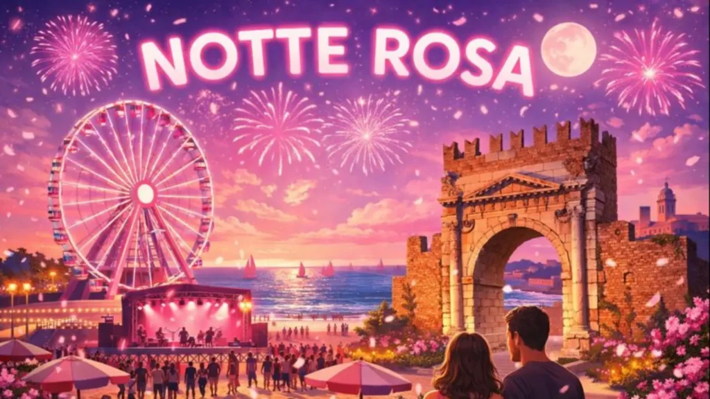 Notte Rosa a Rimini, evento estivo in Riviera Romagnola