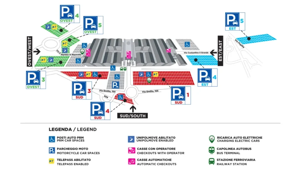 Parcheggiare alla Fiera di Rimini